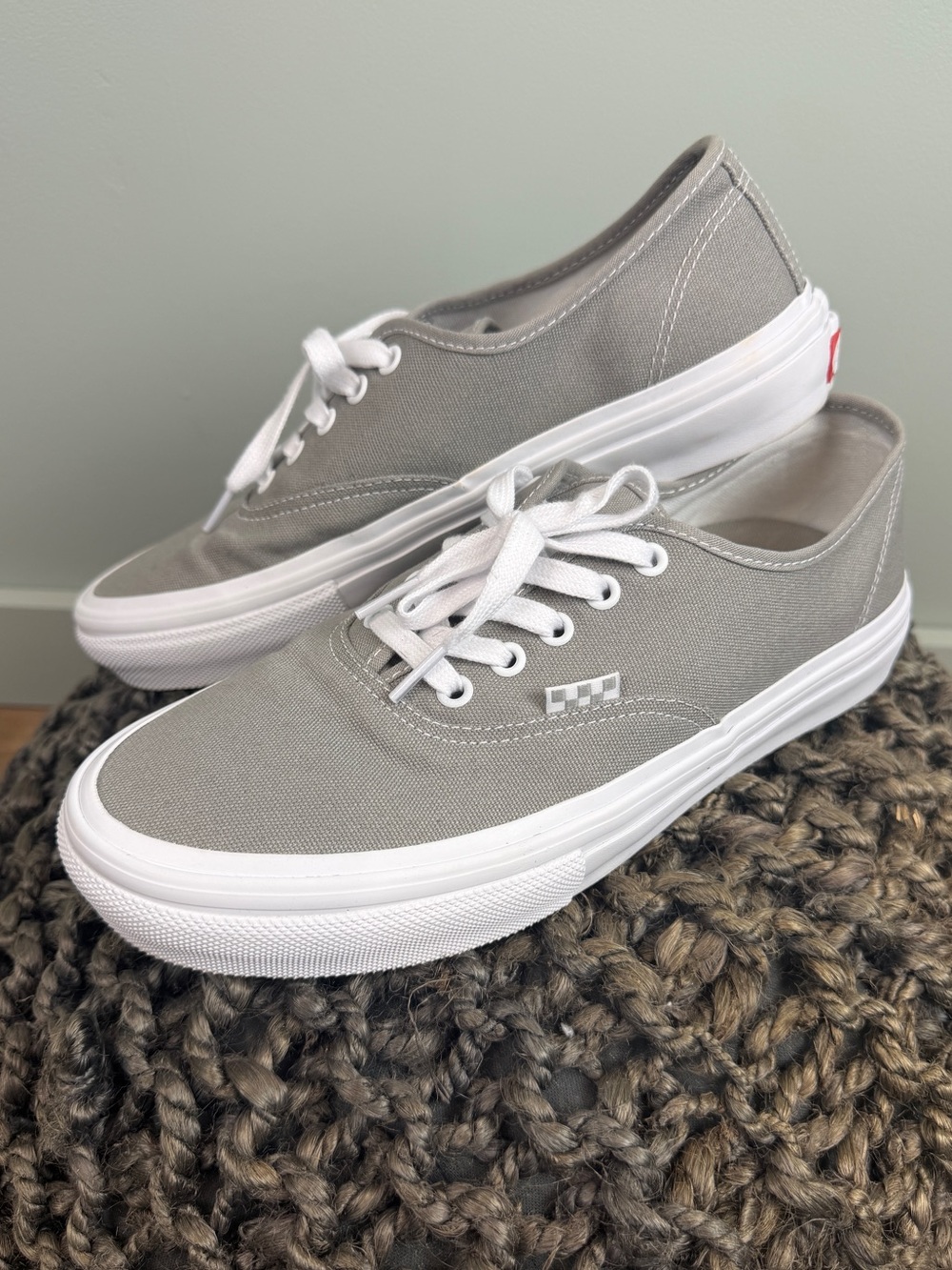 Men’s Vans Skate Authentic low-top sneakers in the "Wrapped Drizzle" grey sz 9.5